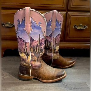 Ariat square toe boots